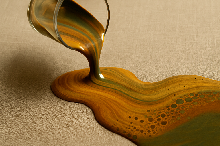 Fluid art – ekspresja przez&nbsp;ruch kolorów